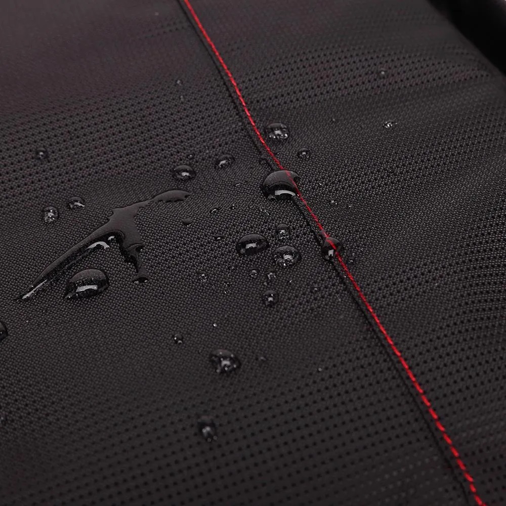 Close-up of Breebroo water-resistant exterior fabric and stitching